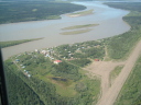 Beaver village from the air